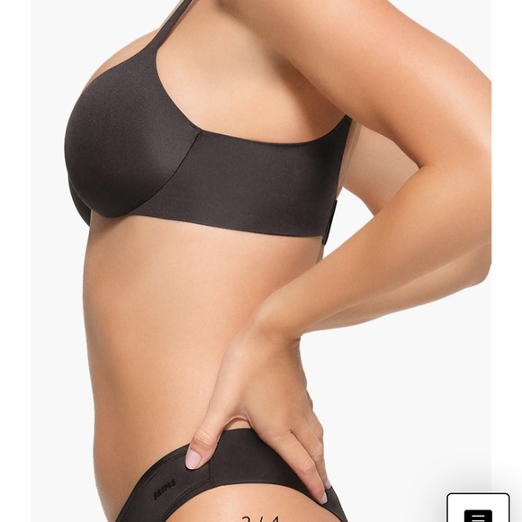 Elegant Black Women's Bra - Picture 4 of 4